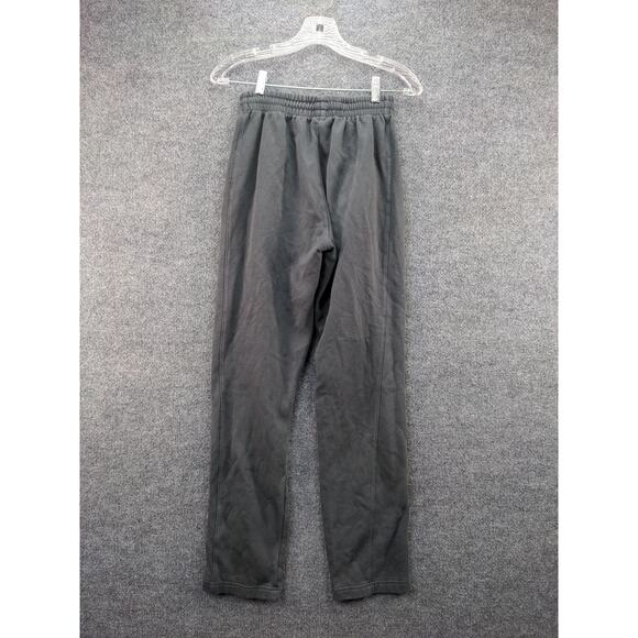 Adidas Sweatpants Size Small Gray Polycotton Blend Spell Out Logo - Picture 2 of 10